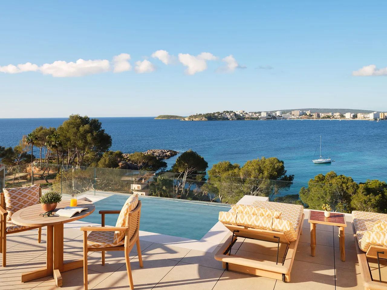 Terrazza esterna del Mandarin Oriental Punta Negra