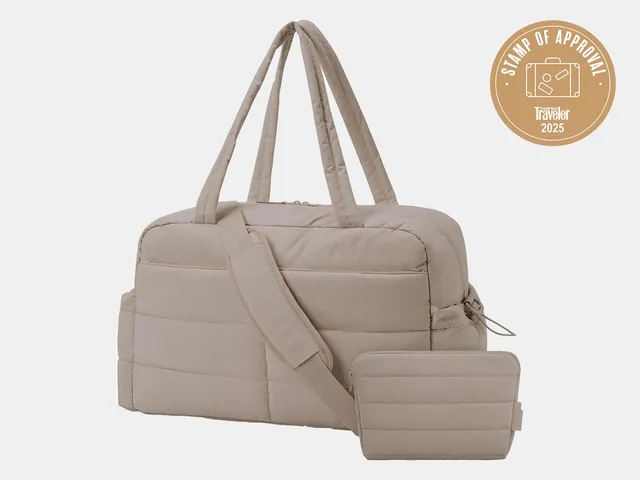 Borsa da viaggio beige