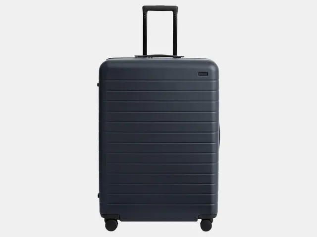Valigia blu navy